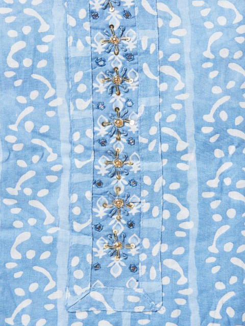 SALWAR STUDIO Ethnic Motifs Printed Pure Cotton Unstitched Dress Material - Image 3