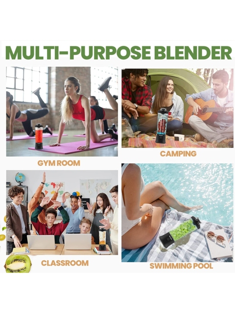 BlendLife Ultra Black Portable Blender - 600 ML - Image 4