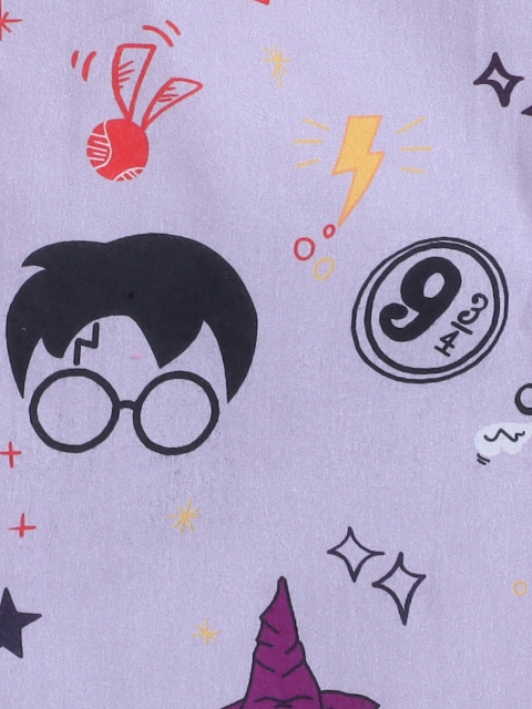 Knitting Doodles Kids Graphic Printed Night Suit - Image 5