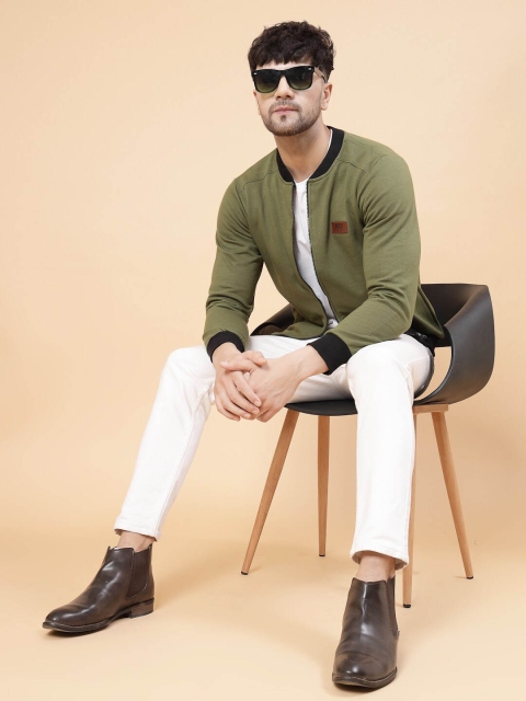 Rigo Men Solid Casual Open Pullover Sweatshirt - Image 5