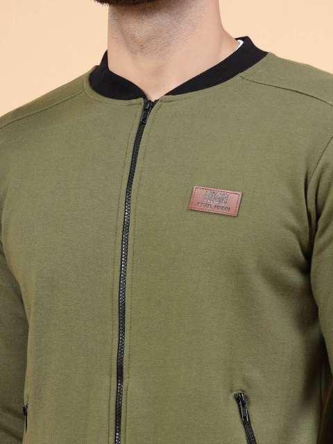 Rigo Men Solid Casual Open Pullover Sweatshirt - Image 2