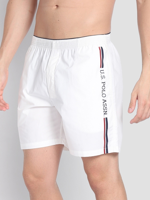 U.S. Polo Assn. Pure Cotton Brand Detail Striped Boxers IYAX-001-PL - Image 3