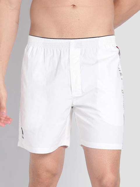 U.S. Polo Assn. Pure Cotton Brand Detail Striped Boxers IYAX-001-PL - Image 2