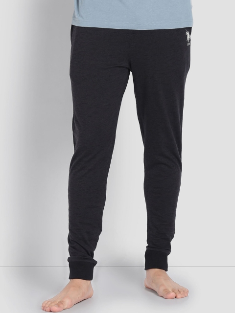 U.S. Polo Assn. Men Heathered Drawstring Waist LJ004 Joggers