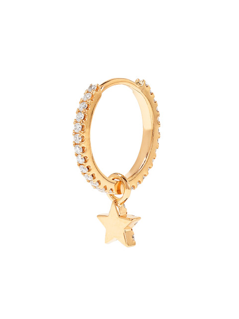 MINUTIAE Gold-Plated Star Shaped Drop Earrings - Image 6