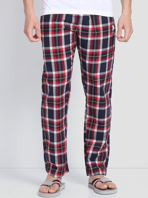 U.S. Polo Assn. Men Checked Cotton LP001 Lounge Pants