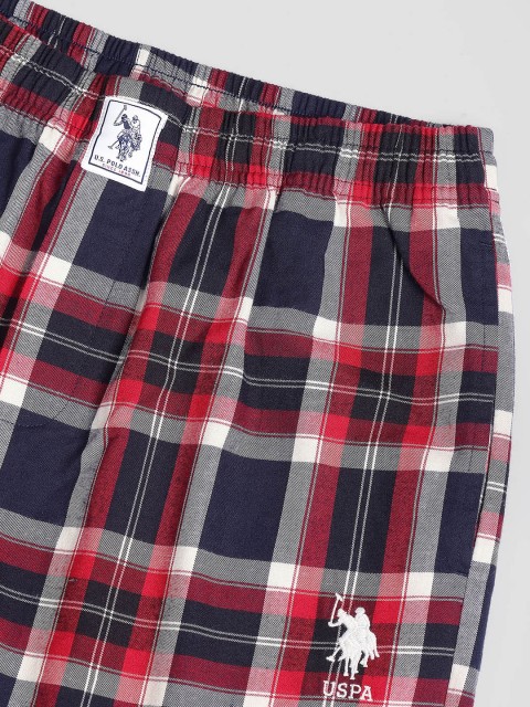 U.S. Polo Assn. Men Checked Cotton LP001 Lounge Pants - Image 7