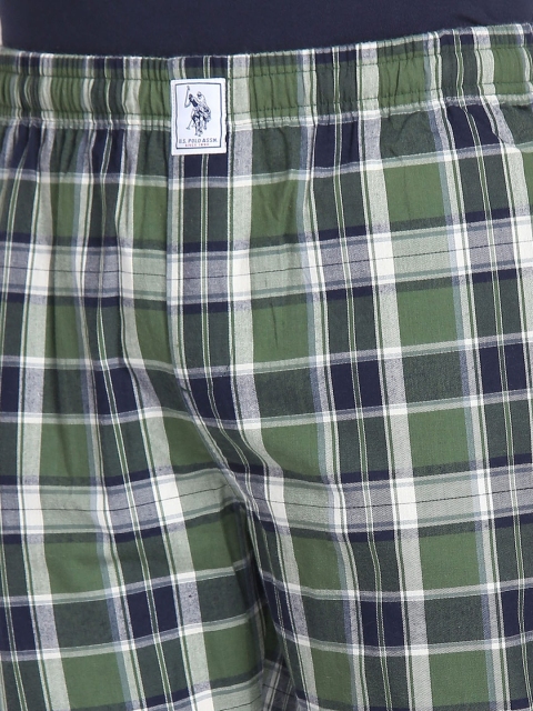 U.S. Polo Assn. Men Checked Pure Cotton Straight Lightweight LP001 Lounge Pants - Image 6