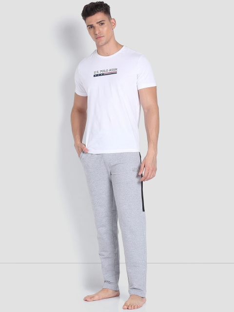 U.S. Polo Assn. Men Pure Cotton Mid-Rise Lounge Pants - Image 5