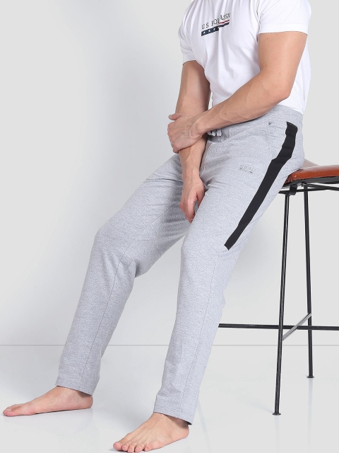 U.S. Polo Assn. Men Pure Cotton Mid-Rise Lounge Pants - Image 4