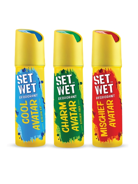 Set Wet Men Set of Cool - Charm & Mischief Avatar Deodorant Body Spray Perfume-150 ml Each - Image 2