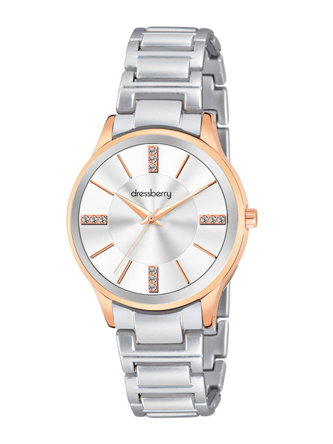 DressBerry Women Dial & Bracelet Style Straps Analogue Watch HOBDB-114-NEW1-RG - Image 2