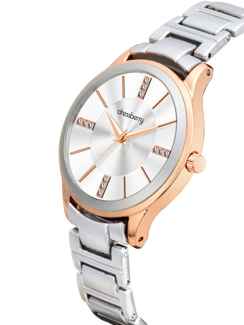 DressBerry Women Dial & Bracelet Style Straps Analogue Watch HOBDB-114-NEW1-RG - Image 3