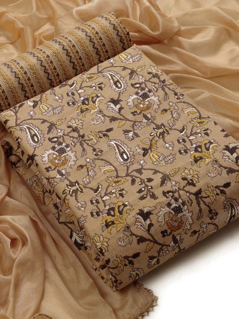 Sun Fashion And Lifestyle Floral Printed Unstitched Dress Material