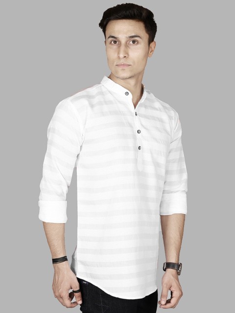 FUBAR Mandarin Collar Straight Kurta - Image 3