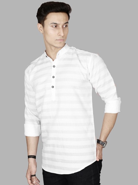 FUBAR Mandarin Collar Straight Kurta - Image 4