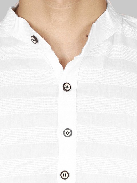 FUBAR Mandarin Collar Straight Kurta - Image 2