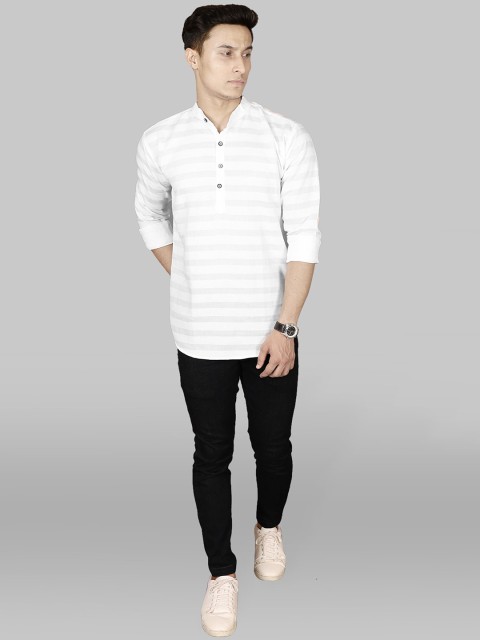 FUBAR Mandarin Collar Straight Kurta - Image 6