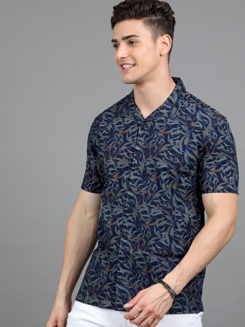 HERE&NOW Floral Printed Cotton Casual Shirt - Image 3