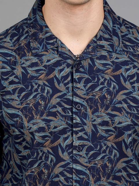 HERE&NOW Floral Printed Cotton Casual Shirt - Image 2