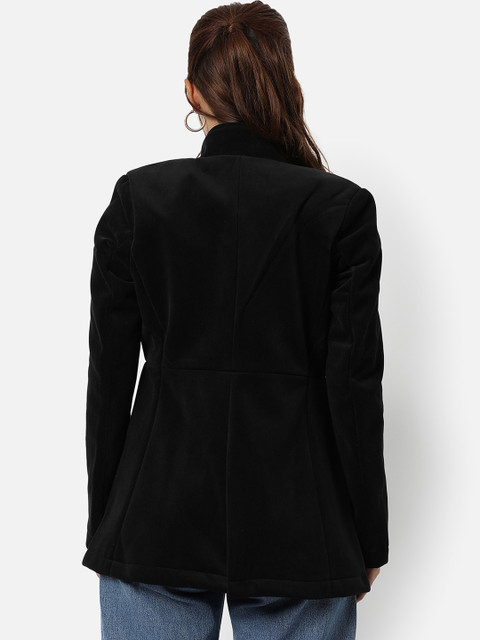 Campus Sutra Notched Lapel Collar Single-Breasted Blazer - Image 3