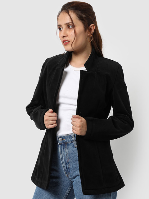 Campus Sutra Notched Lapel Collar Single-Breasted Blazer - Image 2