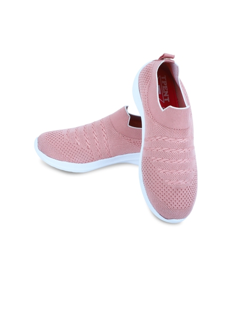 TPENT Women Textured Slip-On Running Sports Shoes - Image 4
