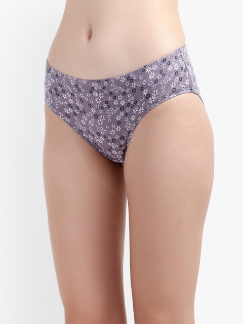 Bruchi CLUB Pack Of 3 Assorted Floral Printed Hipster Briefs - Image 3