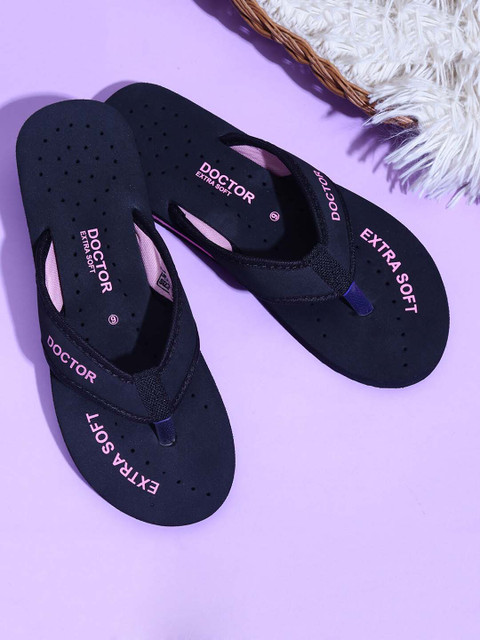 DOCTOR EXTRA SOFT Women Rubber Thong Flip-Flops