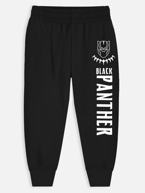 YK Marvel Boys Pack Of 5 Typography Printed Pure Cotton Joggers - Image 5
