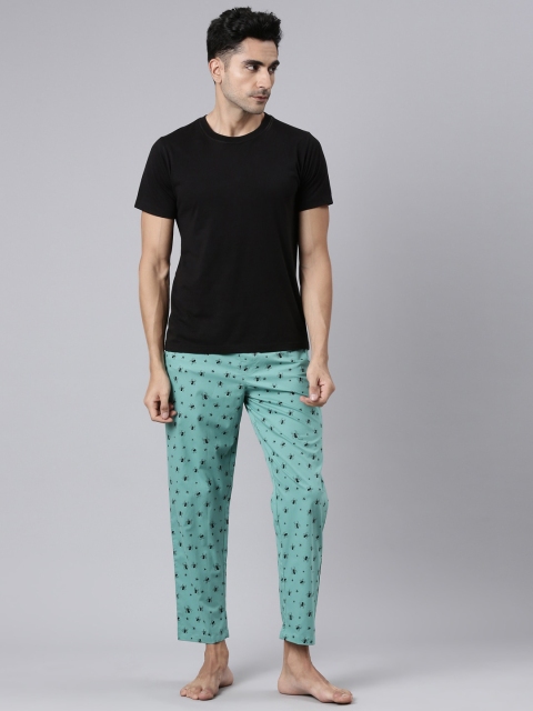 Joven Men Printed Cotton Lounge Pant - Image 5