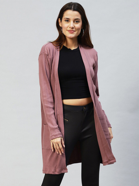 Rigo Solid Open Front Cotton Shrug