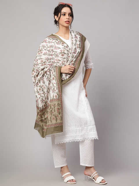 Nayo Pack of 2 Ethnic Motifs Printed Art Silk Dupatta - Image 3