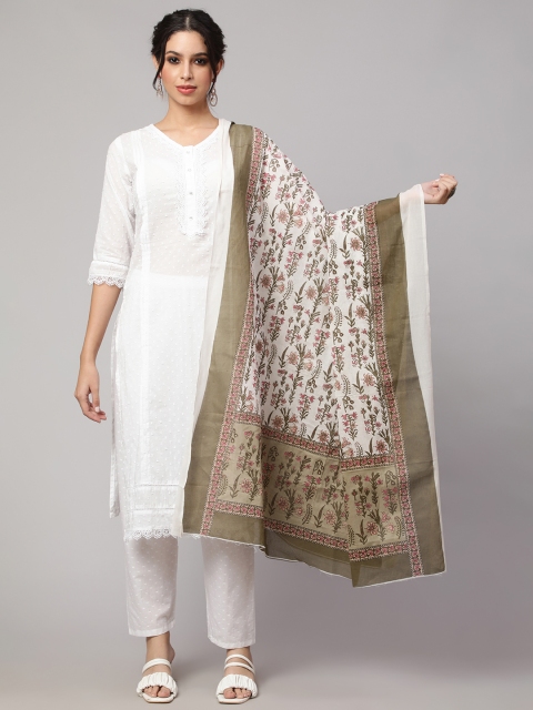 Nayo Pack of 2 Ethnic Motifs Printed Art Silk Dupatta - Image 2