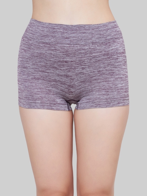 PLUMBURY Full Coverage Seamless Anti Bacterial Technology Boyshort Briefs