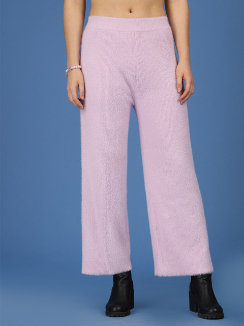 Mafadeny Knitted Straight Palazzos
