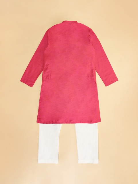 indus route by Pantaloons Boys Regular Kurta with Pyjamas - Image 3
