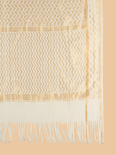 Dupatta Bazaar Woven Design Zari Dupatta - Image 2
