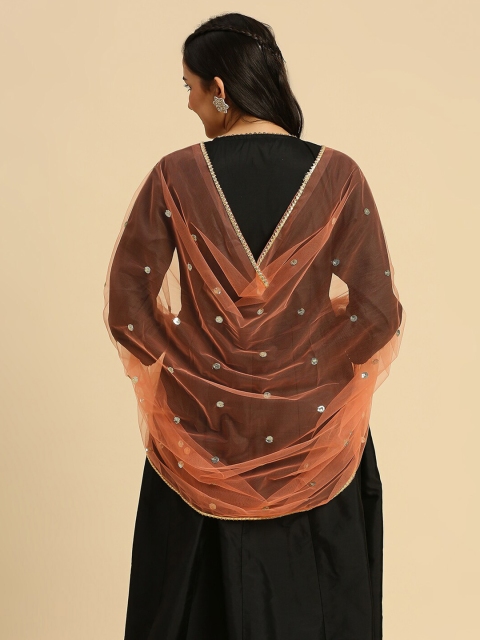 Dupatta Bazaar Embellished Sequinned Net Dupatta - Image 6