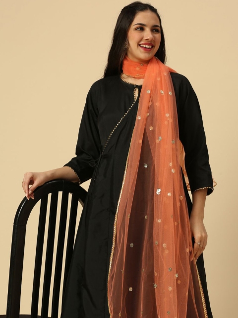 Dupatta Bazaar Embellished Sequinned Net Dupatta - Image 5