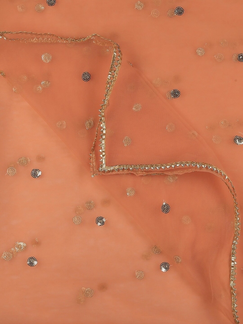Dupatta Bazaar Embellished Sequinned Net Dupatta - Image 2