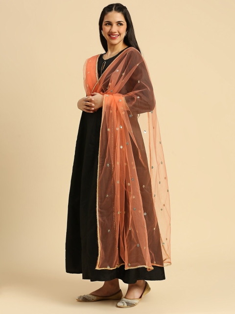 Dupatta Bazaar Embellished Sequinned Net Dupatta - Image 3