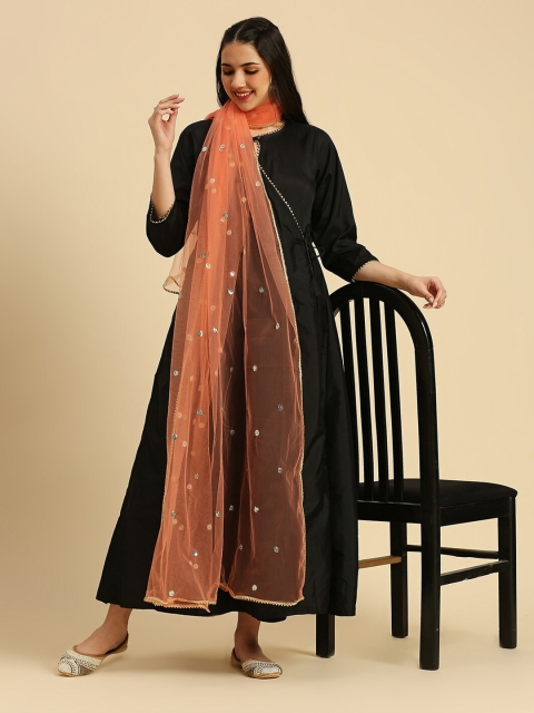 Dupatta Bazaar Embellished Sequinned Net Dupatta - Image 4