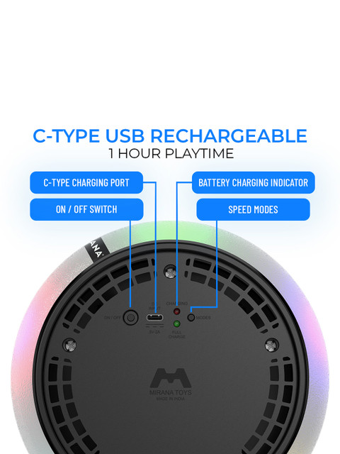 Mirana Kids Rechargeable Indoor Floating Hoverball Air Football - Image 2