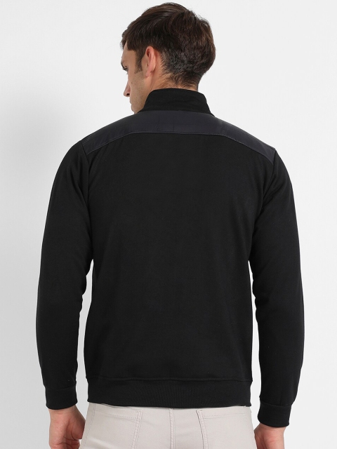 Campus Sutra Stand Collar Windcheater Cotton Padded Jacket - Image 4