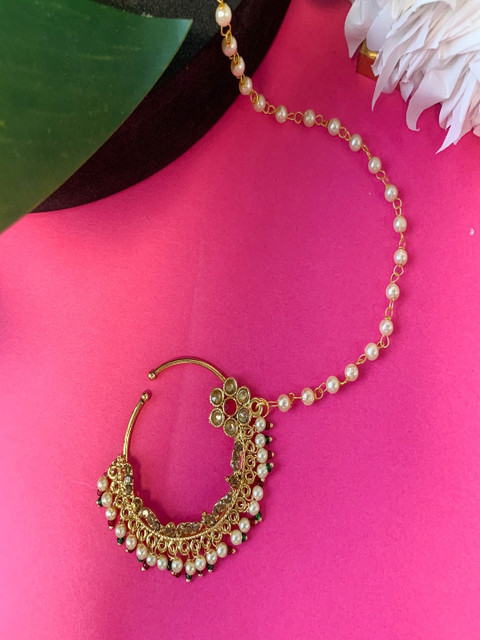 I Jewels Gold Plated Nosepin