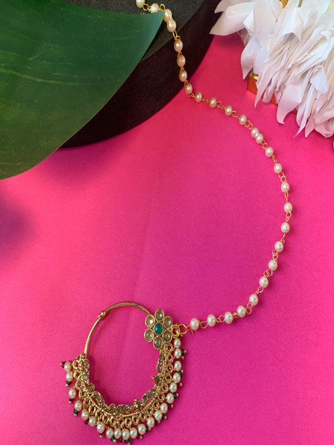 I Jewels Gold Plated Nosepin