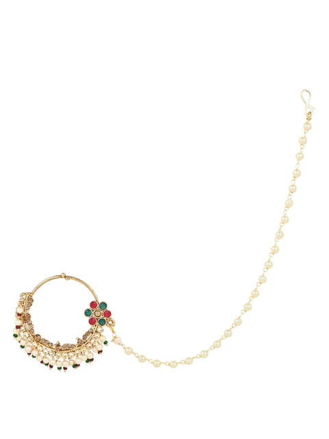 I Jewels Gold Plated Nosepin