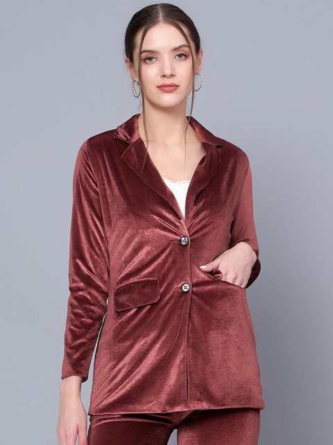 Golden Kite Notched Lapel Collar Single Breasted Blazers