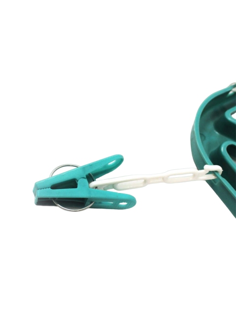 Kuber Industries Green & White 360 Degree Portable Clips Drying Hanger - Image 4